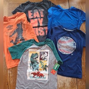 Umbro, Old Navy, 365 Kids, Xersion Kids T-Shirts, 5 Pieces! Sizes 6/7